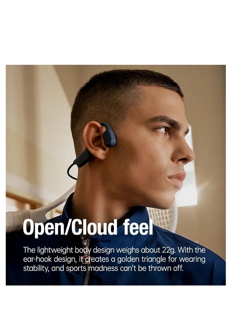 ساناج A30S Pro IPX7 حول الرقبة سماعة رأس لاسلكية تعمل بالبلوتوث سماعة رأس رياضية سماعات أذن مقاومة للعرق سماعات توصيل الهواء - Image 2