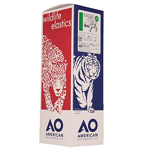 American Orthodontics Elastics Wildlife Tortoise | Assorted Neon, Heavy, 6.5 Oz, 3/16" Size, 75 Packs Per Box, 7,500 Total | Made in The USA | Neon Colors, Top Quality Latex Tubing - Image 5
