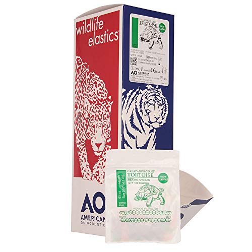 American Orthodontics Elastics Wildlife Tortoise | Assorted Neon, Heavy, 6.5 Oz, 3/16" Size, 75 Packs Per Box, 7,500 Total | Made in The USA | Neon Colors, Top Quality Latex Tubing - Image 3