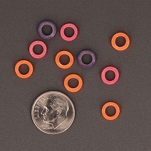 American Orthodontics Elastics Wildlife Tortoise | Assorted Neon, Heavy, 6.5 Oz, 3/16" Size, 75 Packs Per Box, 7,500 Total | Made in The USA | Neon Colors, Top Quality Latex Tubing - Image 2