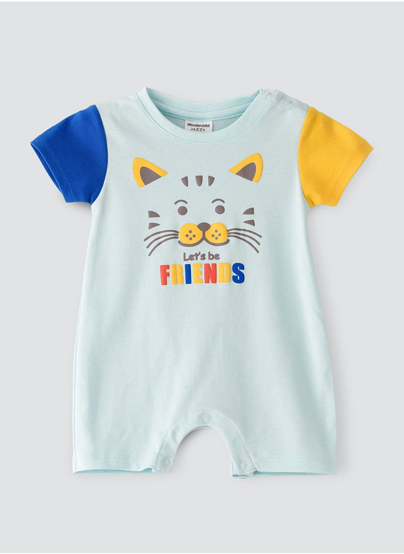 Generic - Romper with print at front - Image 1