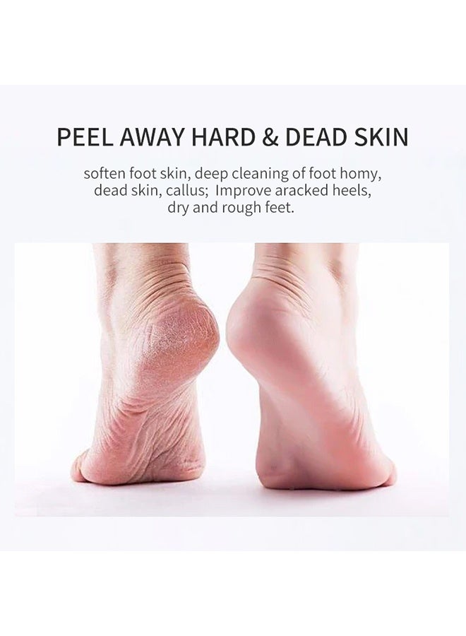 APPTI Lavender VC Exfoliating Foot Peel Mask, Dead Skin Removing Callus Softening Foot Treatment Mask, Moisturizing Repair Rough Dry Feet Skin Care Foot Mask,40g*2 Pairs - Image 3