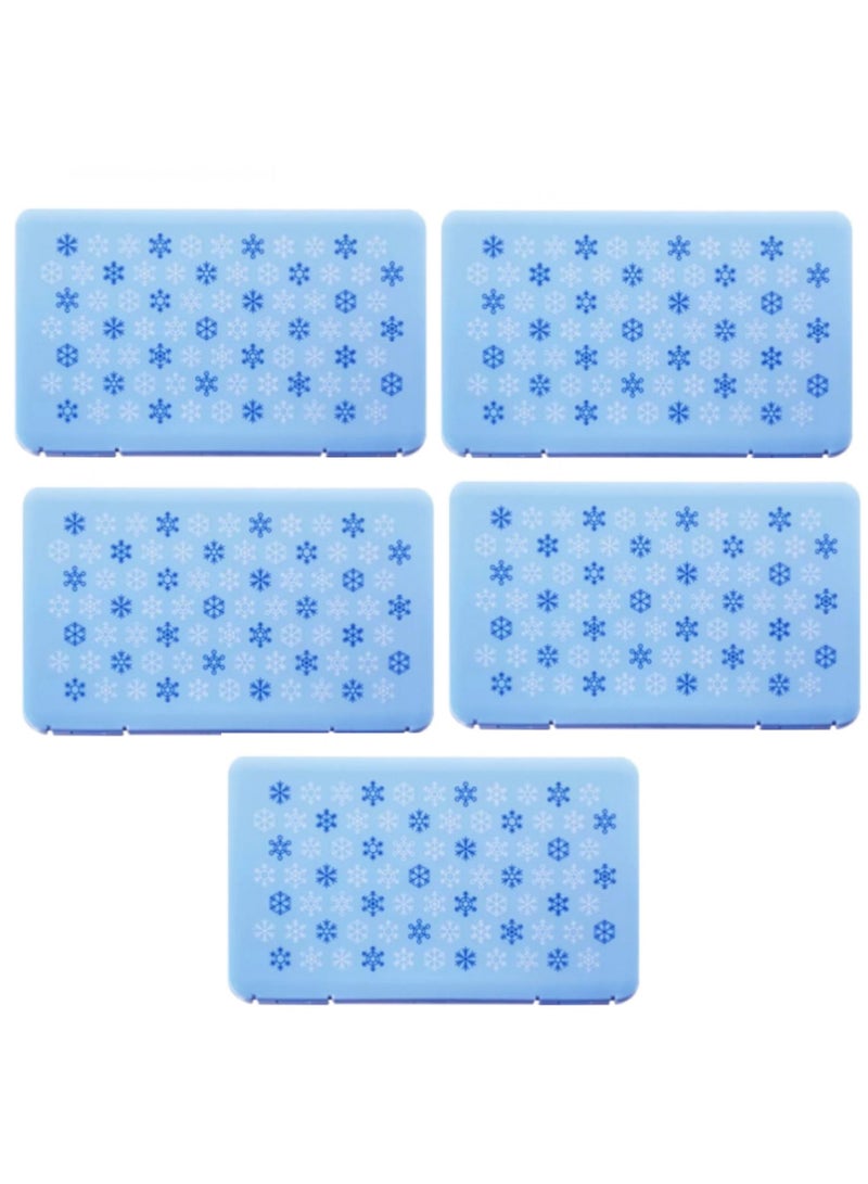 AIWANTO 5-Pack Mask Storage Cases – Dust-Proof Flip Cover Boxes for Clean & Safe Mask Protection On-the-Go  - Image 1