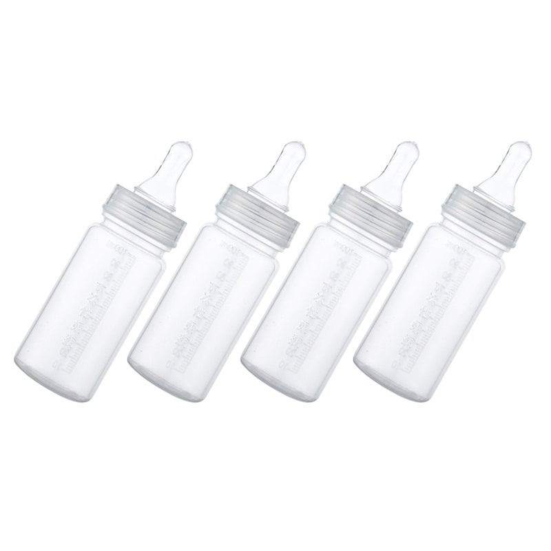 4pcs Bottle Bottles 0-3 Months Bottle with Scale - Image 1