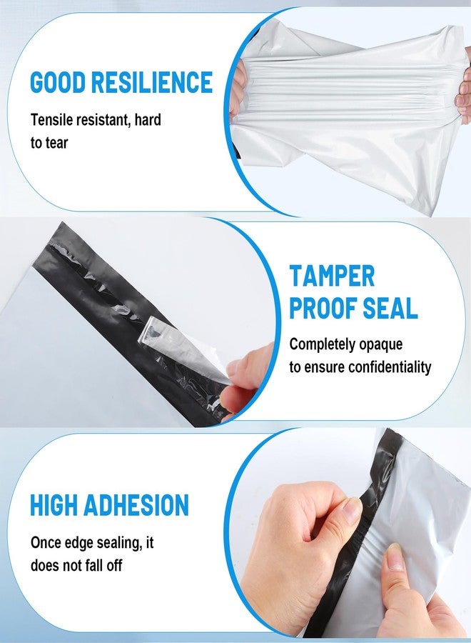 LINSIRON 50 Pcs Poly Mailers Shipping Bags 10x13 Inch Packaging Clothes Polymailers Envelopes Mailing Package Self Seal Shipping Envelopes Waterproof Poly Bags Small Business Supplies Package White - Image 4