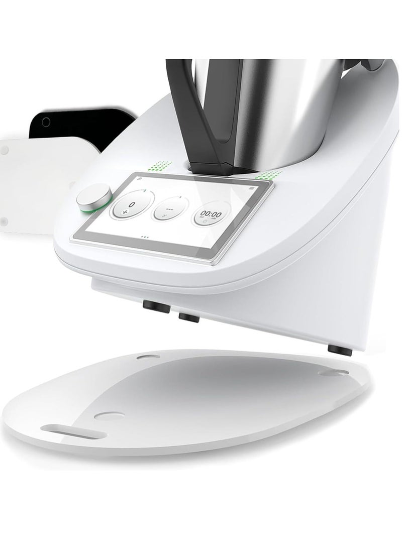 عام انزلاق المجلس ل Thermomix TM6 TM5 ، الاكريليك Thermomix انزلاق المجلس ، مستقرة وسهلة للتحرك ، اكسسوارات Thermomix ، أبيض - Image 1