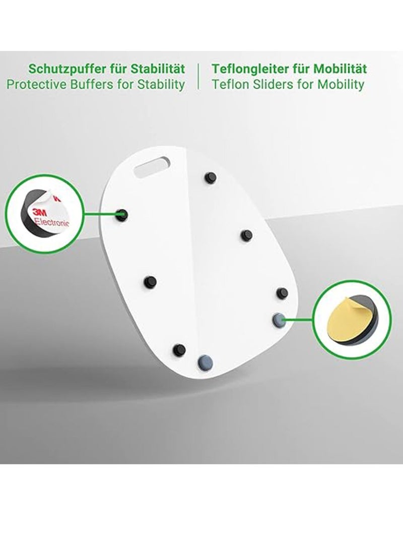 عام انزلاق المجلس ل Thermomix TM6 TM5 ، الاكريليك Thermomix انزلاق المجلس ، مستقرة وسهلة للتحرك ، اكسسوارات Thermomix ، أبيض - Image 4