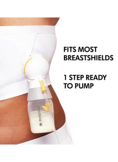 Medela Easy Expression Hands-Free Pumping Bra White Medium  - Image 2