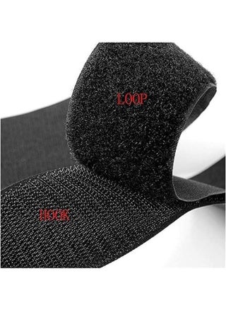 Colored Nylon Scotch Velcro Hook and Loop Tape without Glue Magic Tape for Sew on Accessory Belts (Black) - pzsku/ZA9E07BB0B63308162ADBZ/45/_/1691272082/81467bbd-486b-4b7b-b1e4-1e202cc996a8