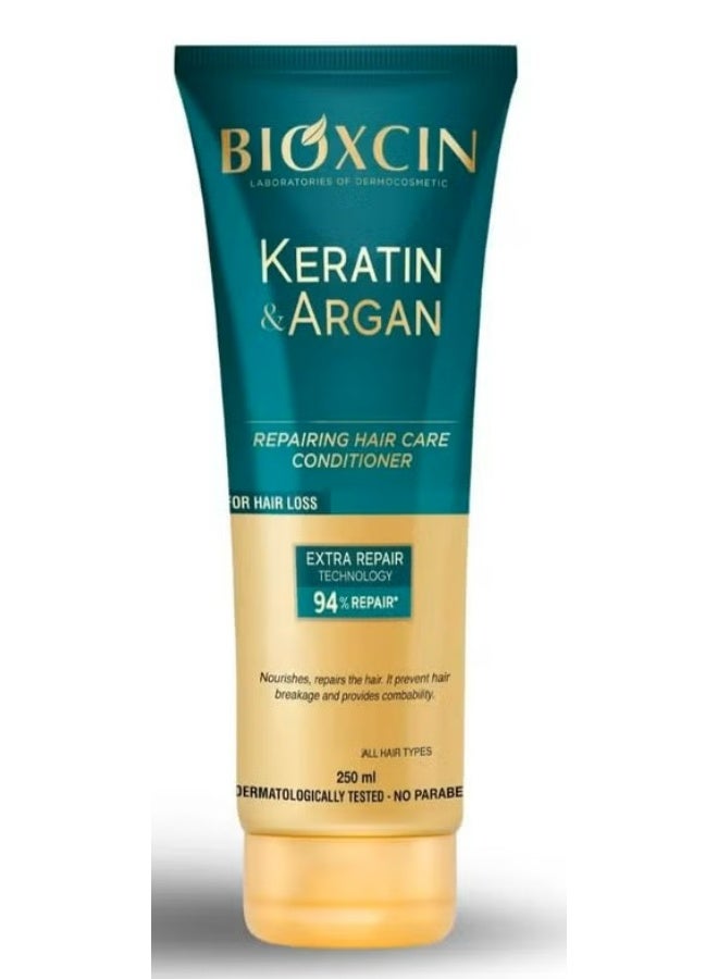 بيوكسين كريم BIOXCIN بالكيراتين وزيت الأرجان لإصلاح وترميم الشعر التالف 250 مل - Image 1