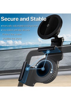 SYOSI Tesla Model 3/Y/X/S Phone Mount Holder, Magnetic Phone Mount for Phone Holder, for All iPhone and Android Magnet Ring Case  - Image 3