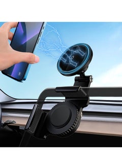 SYOSI Tesla Model 3/Y/X/S Phone Mount Holder, Magnetic Phone Mount for Phone Holder, for All iPhone and Android Magnet Ring Case  - Image 1