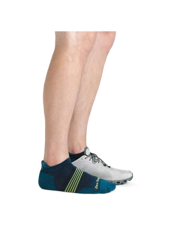 Darn Tough Vermont Men's Element No Show Tab Lightweight Running Sock (Style 1116), Teal, M - Image 2