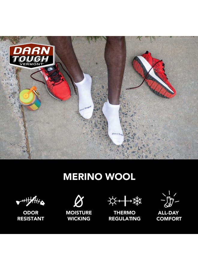 Darn Tough Vermont Men's Element No Show Tab Lightweight Running Sock (Style 1116), Teal, M - Image 5
