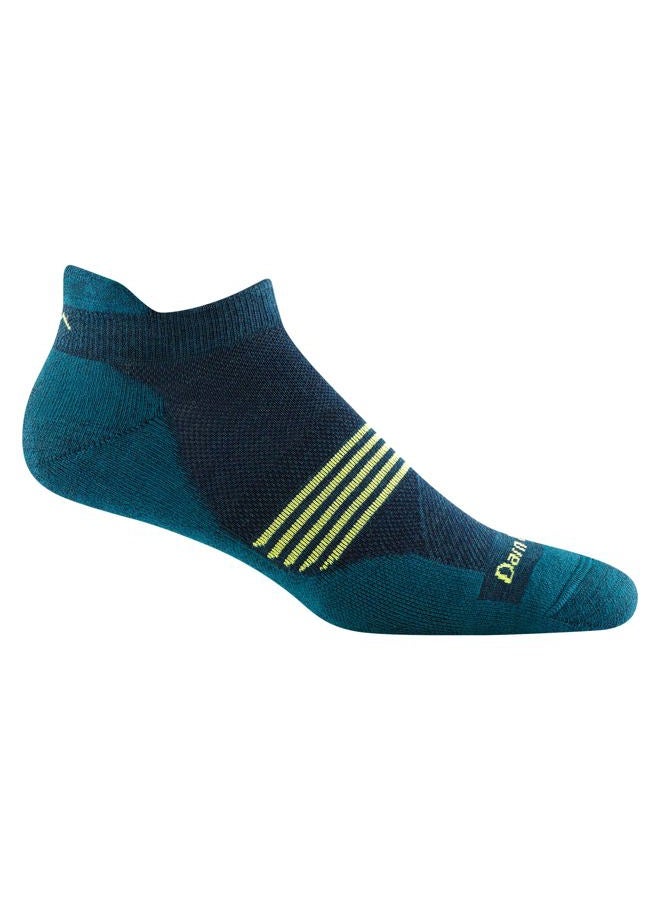 Darn Tough Vermont Men's Element No Show Tab Lightweight Running Sock (Style 1116), Teal, M - Image 1