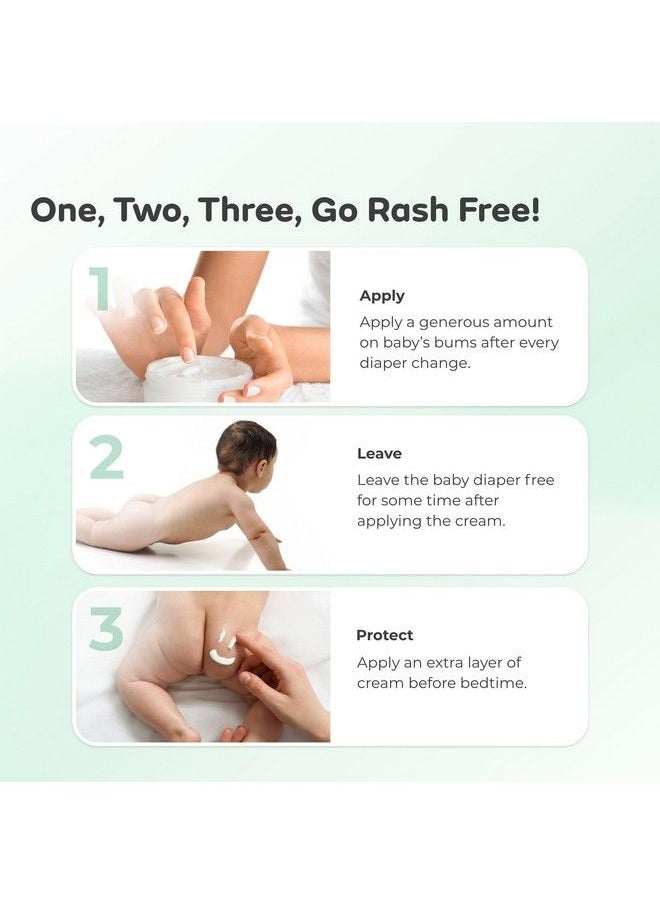 MYLO CARE Baby Natural Diaper Rash Prevents And Heals Cream Formula Gentle And Care With Aloe Vera Almond Oil & Vitamin E 50 Gm  - Image 5
