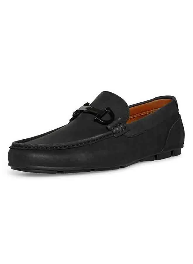 ستيف مادن M-Snappz Black Men'S Loafers