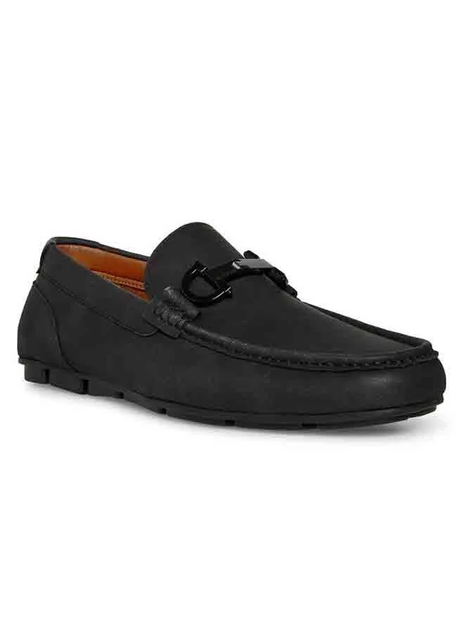 ستيف مادن M-Snappz Black Men'S Loafers