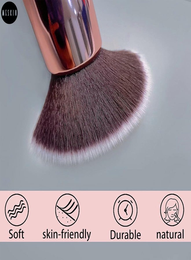 MESKIN Precision Angled Foundation Brush - Soft Bristles for Smooth & Flawless Makeup Application (Pack of 1) - Image 4