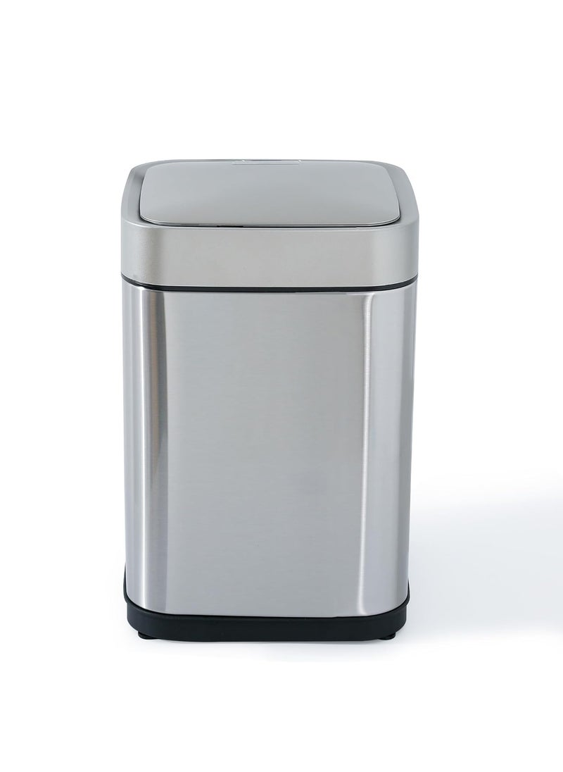 Homestic Homestic 6L Stainless Steel Automatic Touchless Motion Sensor Dustbin Quick Open Soft Close Lid Garbage Bin for Kitchen Bathroom Indoor Outdoor Trash Cana83  - Image 2