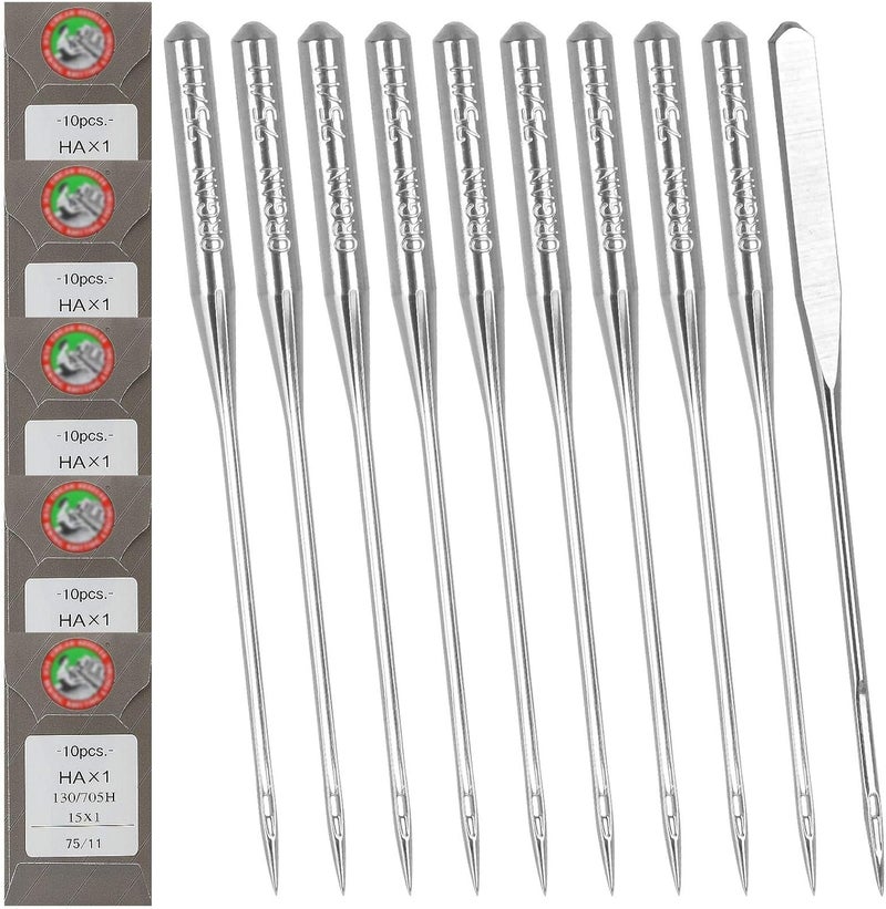 SENENQU 50 PCS Embroidery Sewing Machine Needles Size 7511 Household Sewing Needles for Brother Sewing Machine1 - Image 1