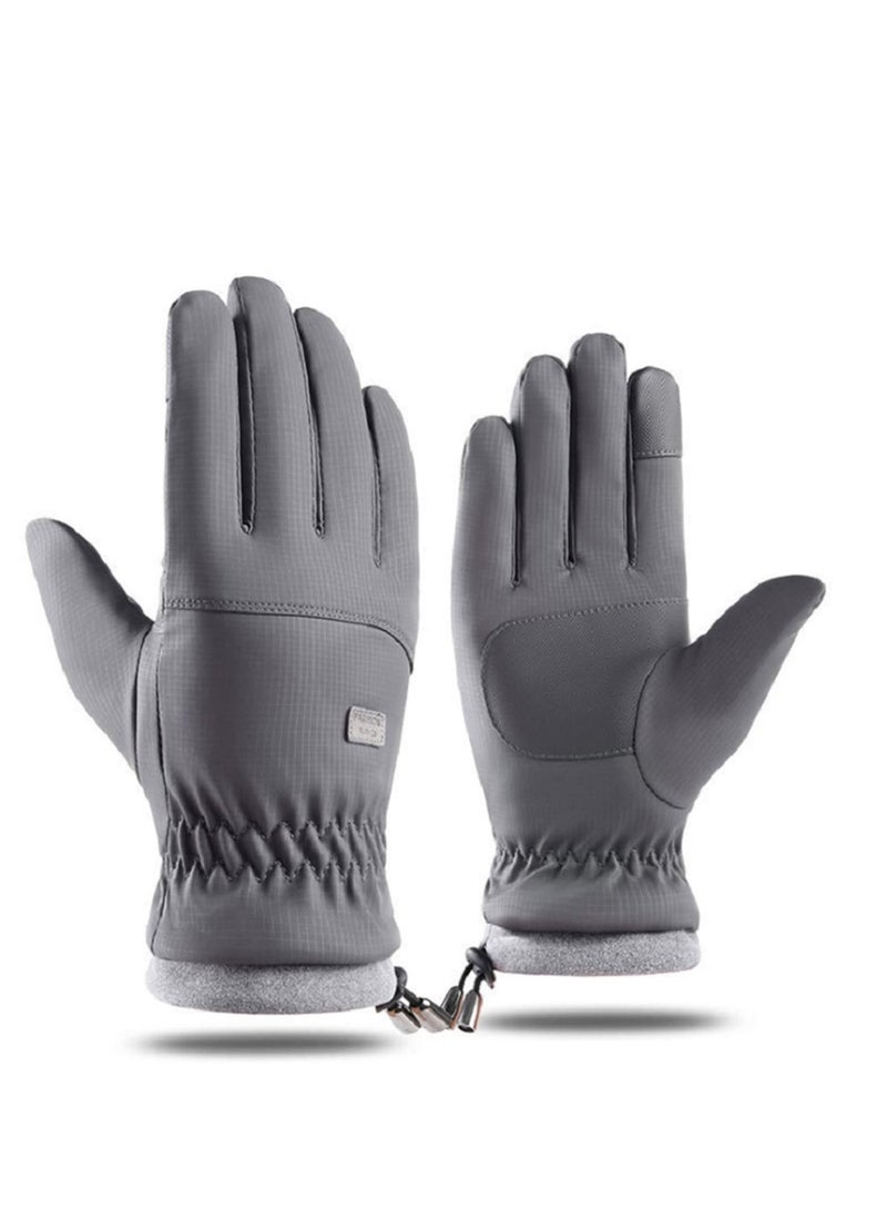 SYOSI Winter Gloves Men Women Thermal Gloves Waterproof Touchscreen Gloves Warm Suitable for Outdoor Sports, Running, Hiking, Skiing, Cycling Gloves - Image 1