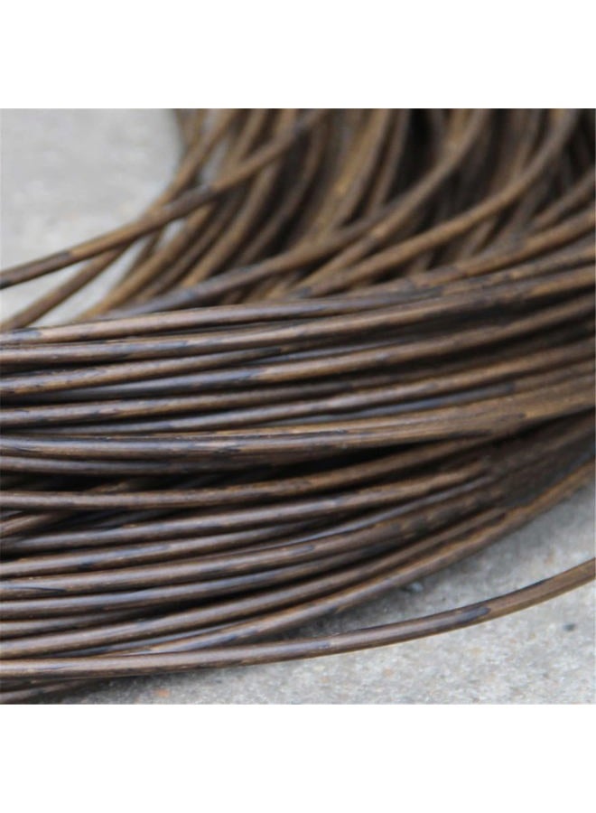 ECYC Ltd 3mm Width Round Rattan Woven Material for Repair Rattan Furniture, Plastic Synthetic Rattan Wicker Repair Kit for Weaving Repair Patio Furniture, Rattan Chair Table, DIY Basket, Crafts - Image 1