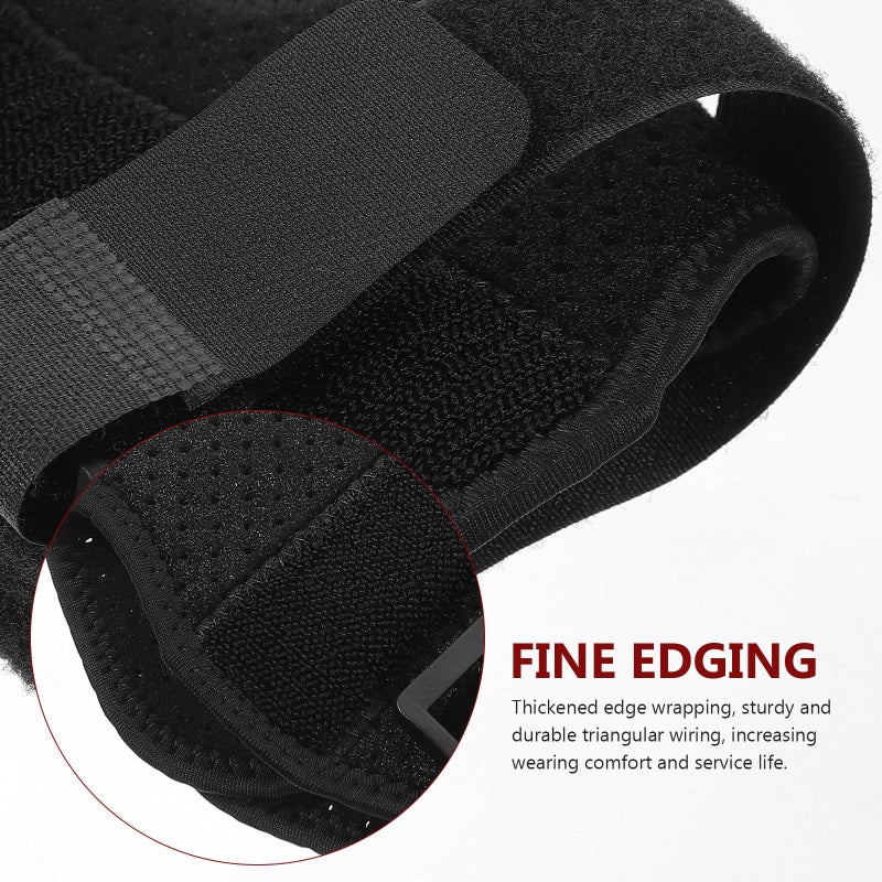 Ankle Support Brace for Sprains Men Women Adjustable Splint Black - Image 4