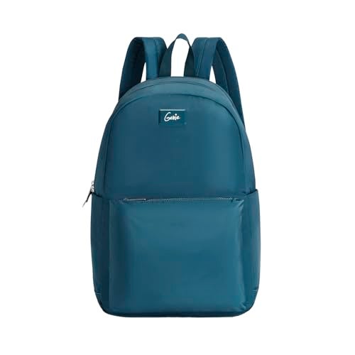 Genie Breezy Casual Backpack For Girls |17 Inch-22 Litres With laptop Compartment, Trolley Sleeve, Organizer, Best for Books, Water Bottles, Stationery, Laptop, Lunch Box & Essentials - Dark Green - Image 1