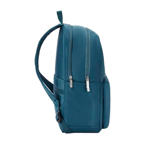 Genie Breezy Casual Backpack For Girls |17 Inch-22 Litres With laptop Compartment, Trolley Sleeve, Organizer, Best for Books, Water Bottles, Stationery, Laptop, Lunch Box & Essentials - Dark Green - Image 4