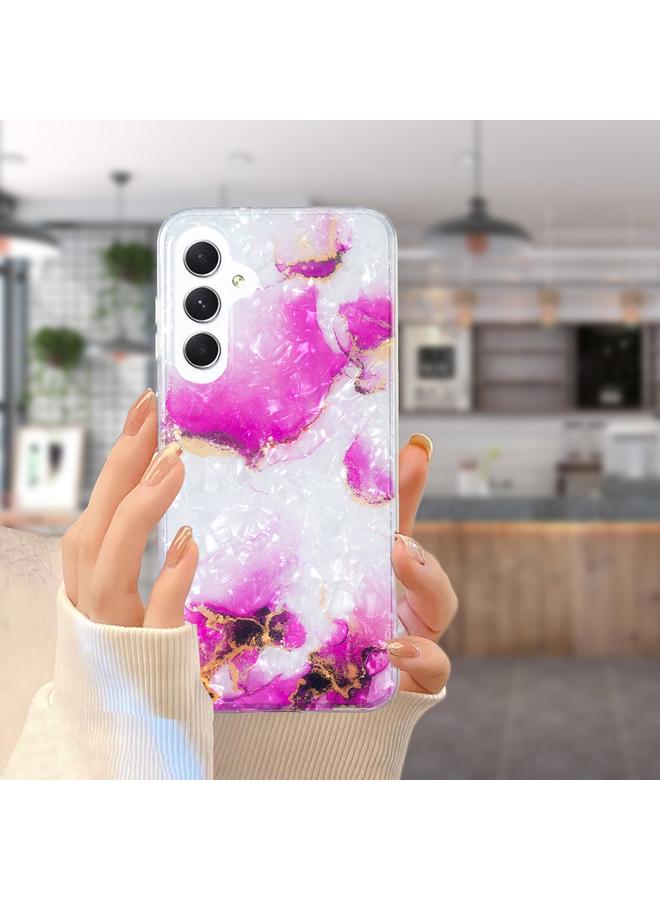 S-TOP Case For Samsung Galaxy A34 5G IMD Shell Pattern TPU Phone Case - Image 5