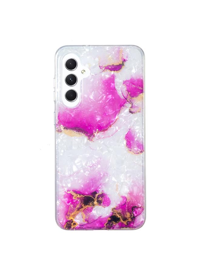 S-TOP Case For Samsung Galaxy A34 5G IMD Shell Pattern TPU Phone Case - Image 2