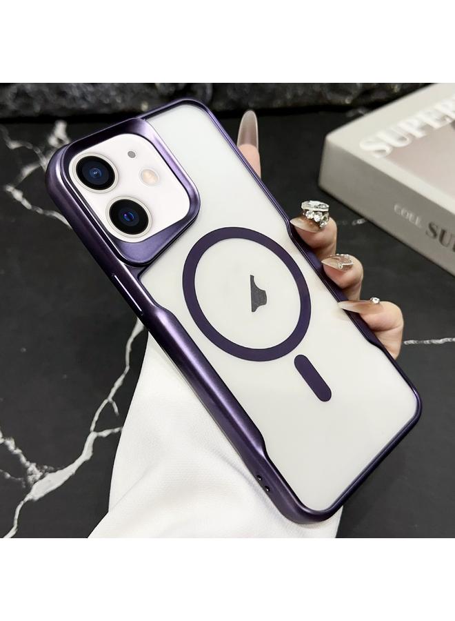 S-TOP Case For iPhone 12 Blade Electroplating Frosted MagSafe Magnetic Phone Case - Image 1