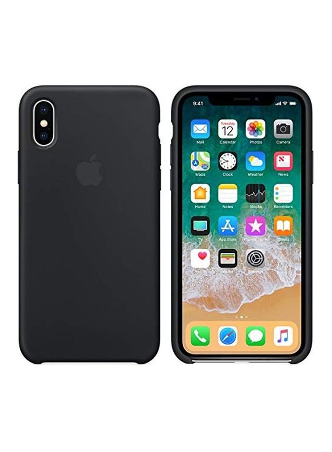 shAyzee Shockproof Silicone Case Cover For iPhone X Black - Image 3