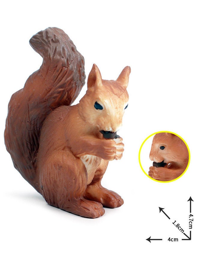 NIBEMINENT Simulation Squirrel Figurine Toy - Image 5
