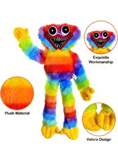 MAGIC VAULT Huggy Wuggy Plush, Huggy Wuggy toys, Soft Stuffed Horror Game Surrounding Doll, Horror Sausage Monster Plush Doll for Fans and Kids Birthday (40 CM, RAINBOW)  - Image 3