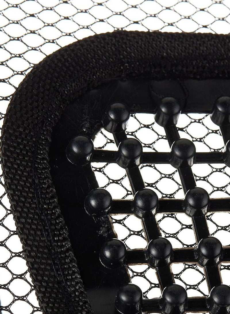 Festive Gallery Air Flow Lumbar Support Cushion car Seat Supports Cushion waist pad Comfortable Mesh Chair Relief Lumbar Back Pain Support Car Cushion Office Seat Chair Black - Image 4