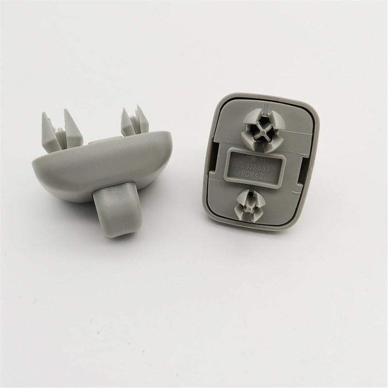 Wivplex Gray Sun Visor Clip for Various Audi Models - Image 4