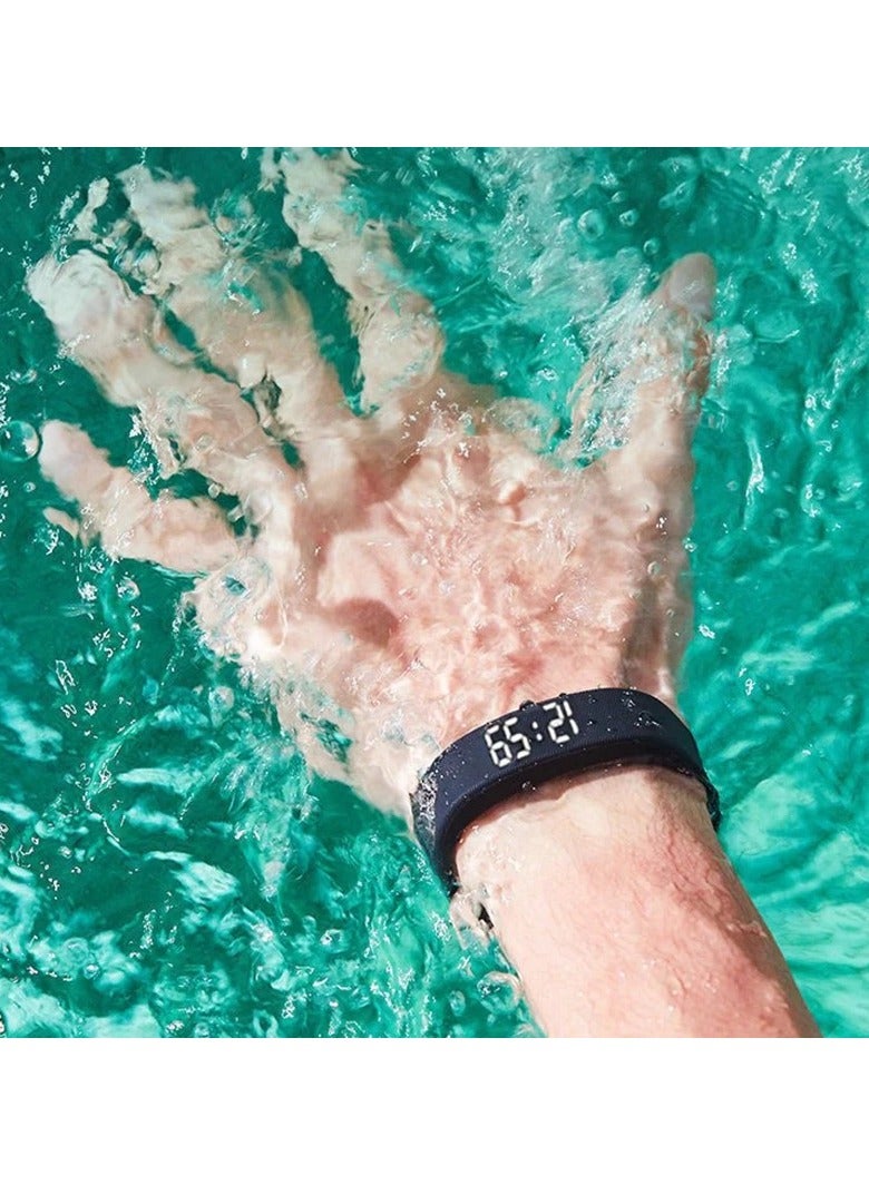 Smart Sports Bracelet with Vibrating Alarm Clock, Running Pedometer Bracelet for Male and Female Students - Image 2