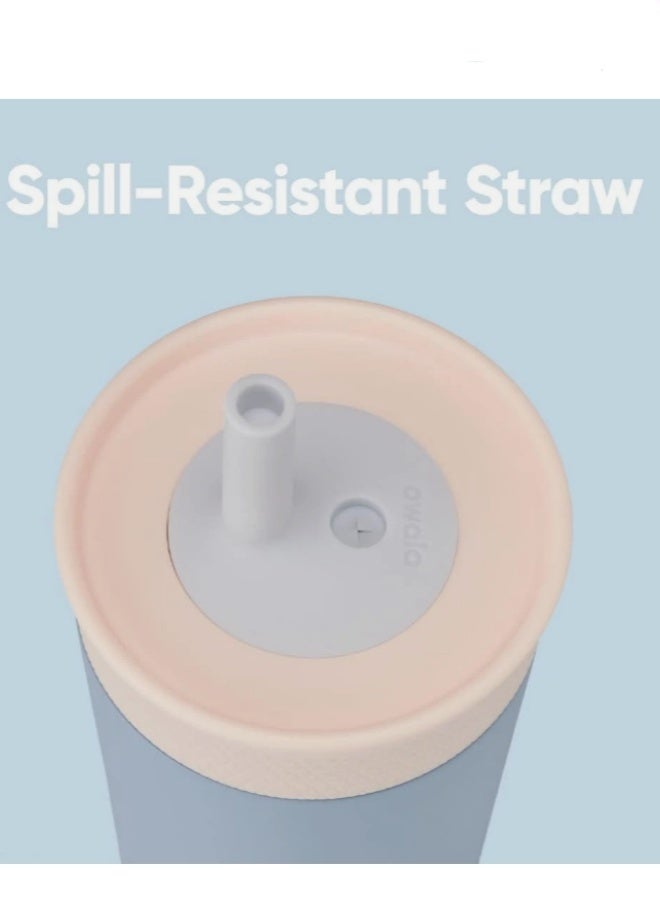 كوب أوالا للأطفال معزول من الفولاذ المقاوم للصدأ مع شريط مرن مقاوم للانسكاب - Image 4