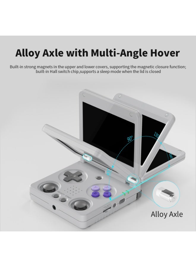 ANBERNIC RG35XX SP Retro Handheld Game Console Linux System HDTV Output 3.4 Inch IPS Screen WiFi HDMI Bluetooth With 64G TF Card 5000+ Classic Games 3300mAh Battery Gray - Image 2