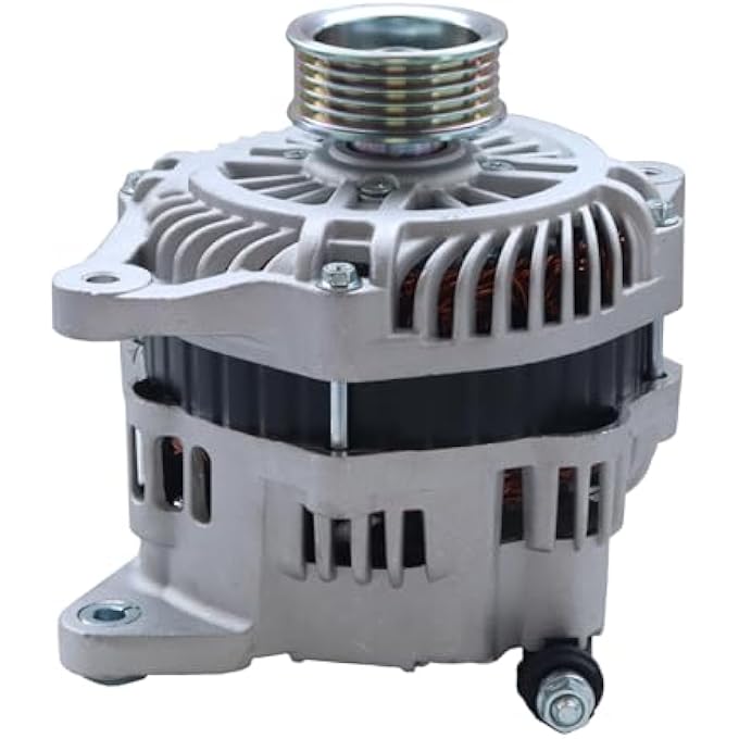 MISIOEK Alternator 110A 12V CW 5-Groove Pulley Compatible with 2005-2009 Subaru Outback Legacy, 2.5L, Replace 11024N - Image 2