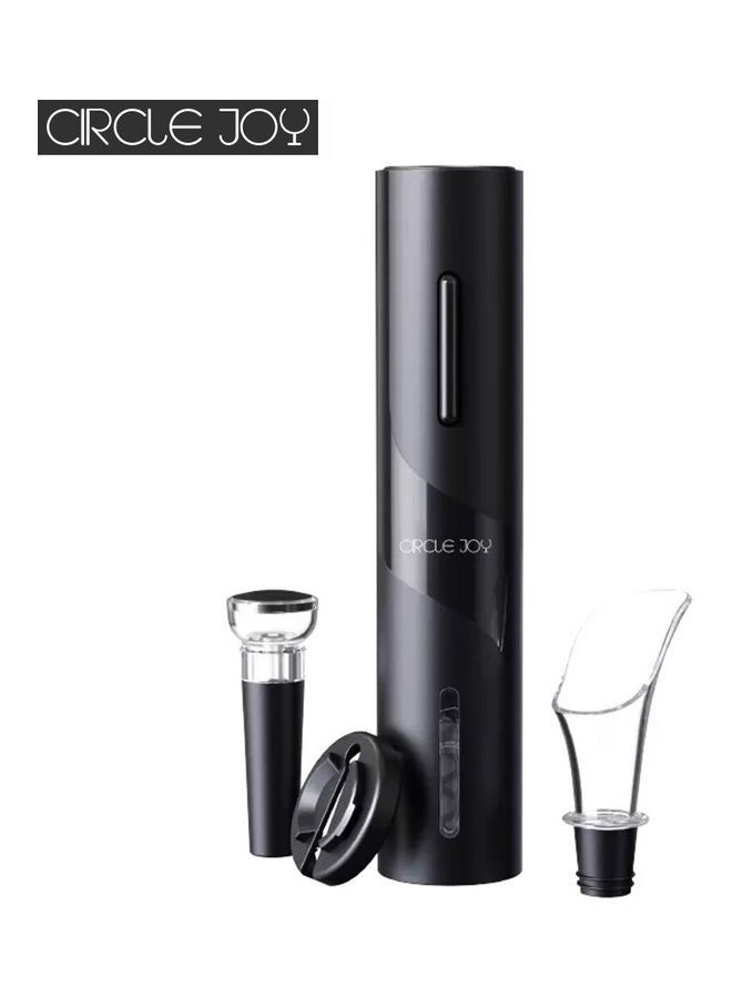 NIBEMINENT 4-In-1 Automatic Electric Wine Opener Black 24.2 x 5.5 9cm - Image 1