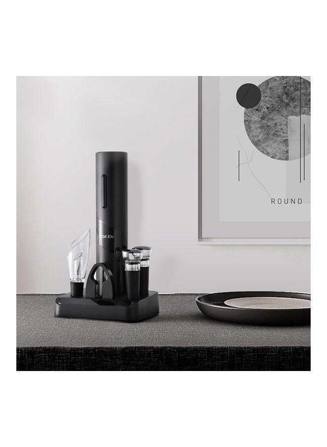 NIBEMINENT 4-In-1 Automatic Electric Wine Opener Black 24.2 x 5.5 9cm - Image 5