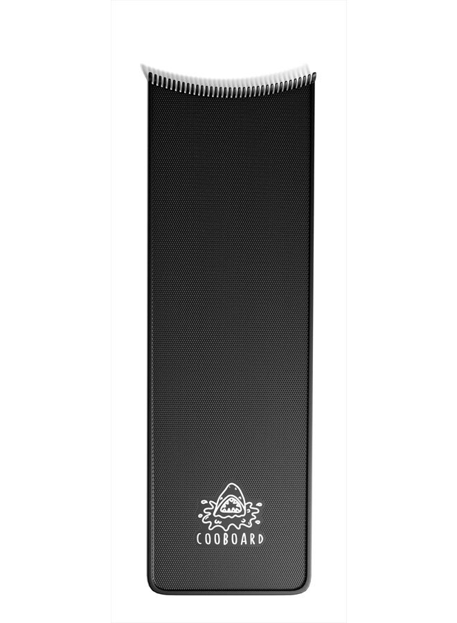 Cooboard Authentic Cooboard XXL Balayage Board with Teeth | Original Highlighting Paddle | Easy to Clean, Sturdy, Lightweight, Fits All Standard Sized Hair Foils | 5” by 16” | Black - Image 1