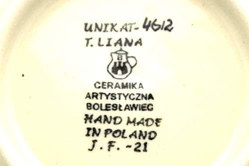 Polish Pottery Gallery Polish Pottery Plate  SaladDessert 7 34  Unikat Signature U4612 - Image 3