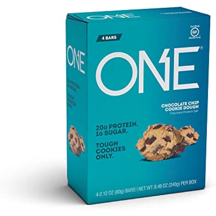 One Protein Bars Chocolate Chip Cookie Dough, 2.12 Oz, 4 Ct - Image 1