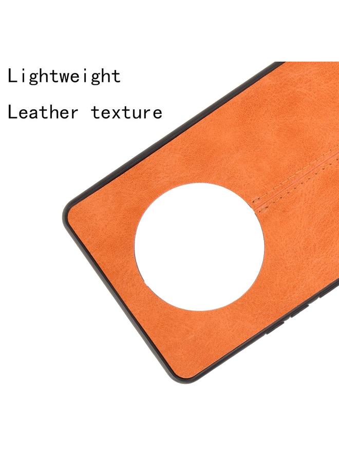 S-TOP Case For Huawei Mate 40 Shockproof Sewing Cow Pattern Skin PC + PU + TPU Case - Image 4