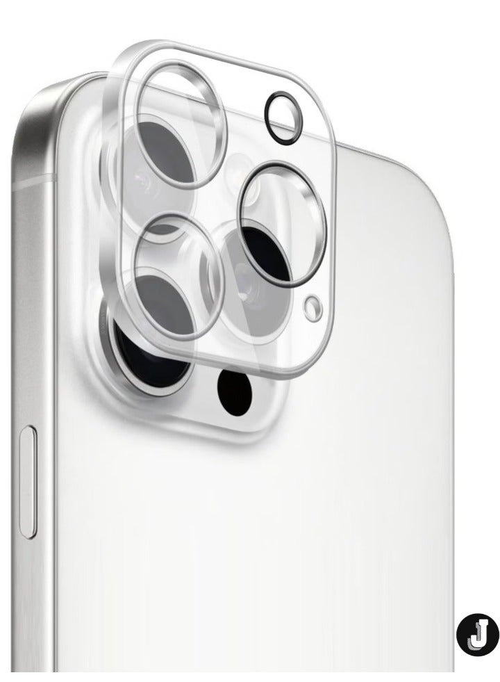 JAJEEK "New iPhone 16 Pro Max Camera Lens Protector – Ultra HD Tempered Glass, 9H Hardness, Anti-Scratch, Case Friendly, Easy Installation Clear Lens Cover" - Image 1