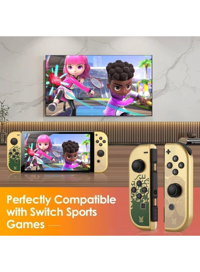 Replacement Joy-Con Controllers for Nintendo Switch/Switch OLED/Switch Lite – Left & Right Wireless Controllers with Dual Vibration Motion Control & Wake-Up Function - Image 4